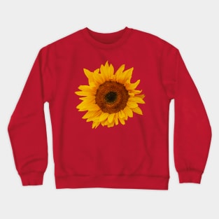 A flower with the Sun on its face Crewneck Sweatshirt